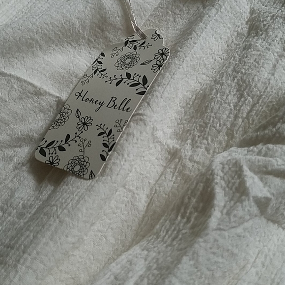 White boho mini dress - Picture 6 of 6